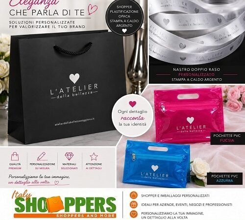 Shopper personalizzate per parrucchieri e Beauty House