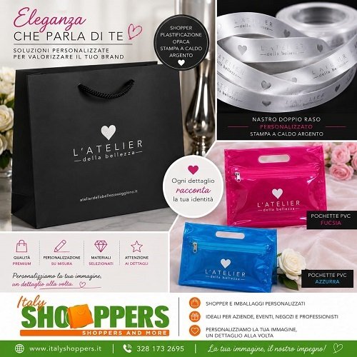 Shopper personalizzate per parrucchieri e Beauty House